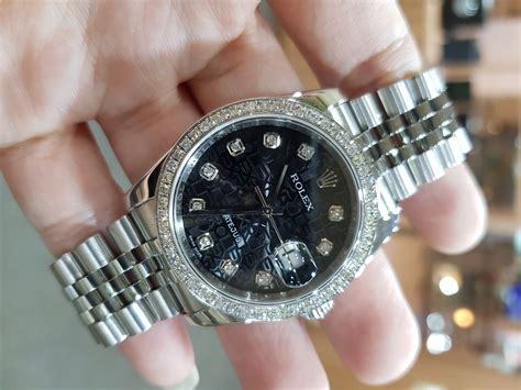 rolex 116234 black diamonds soleil|rolex datejust gold.